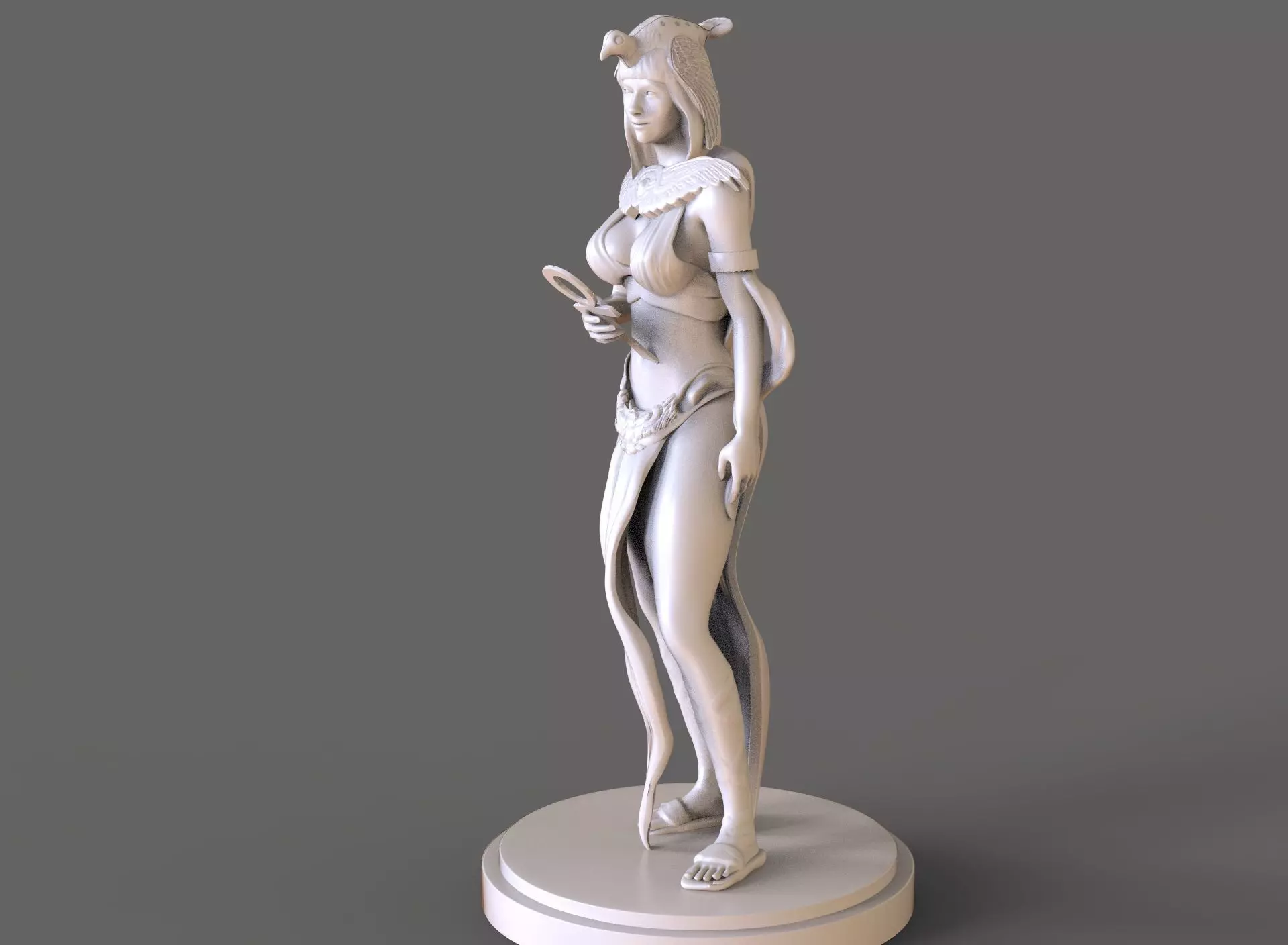Cleopatra Sculpture 3D print model