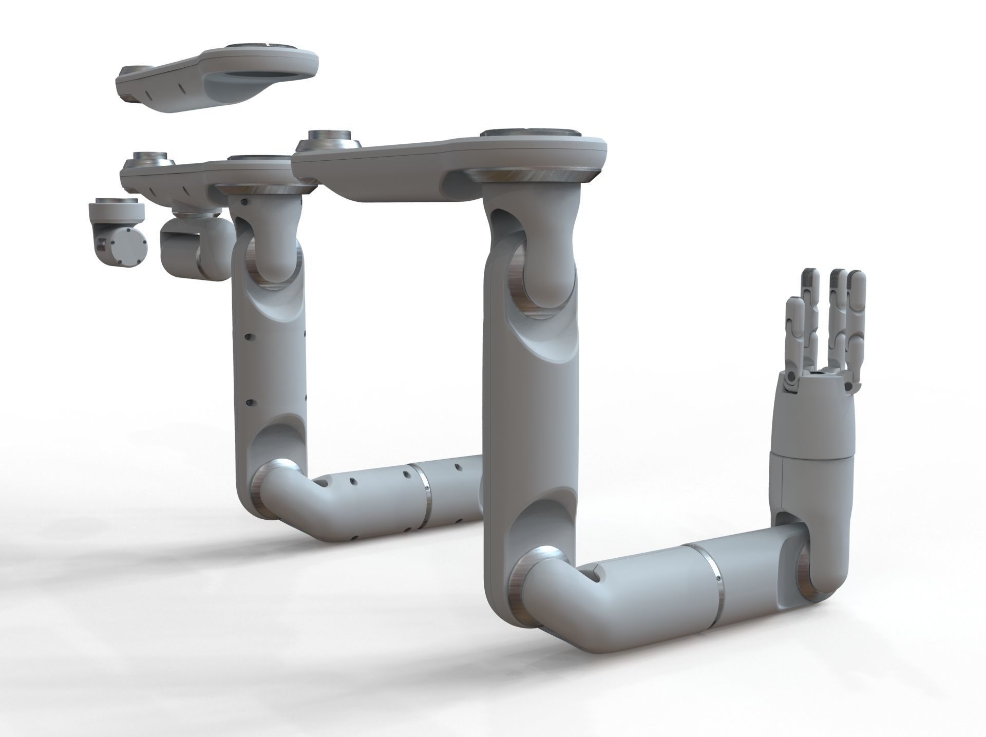 Kitchen robot Bot Chef   3D model_16