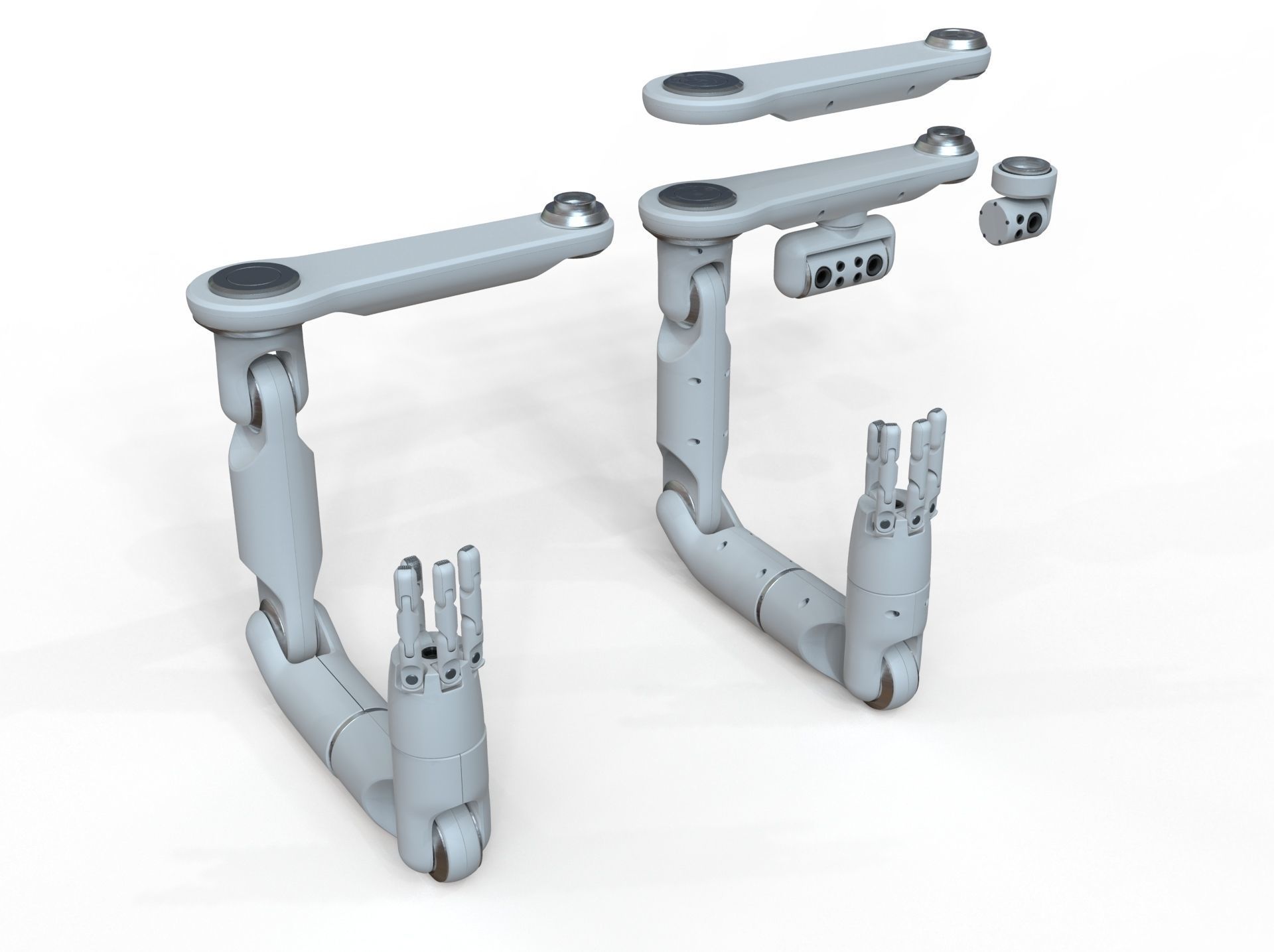 Kitchen robot Bot Chef   3D model_17