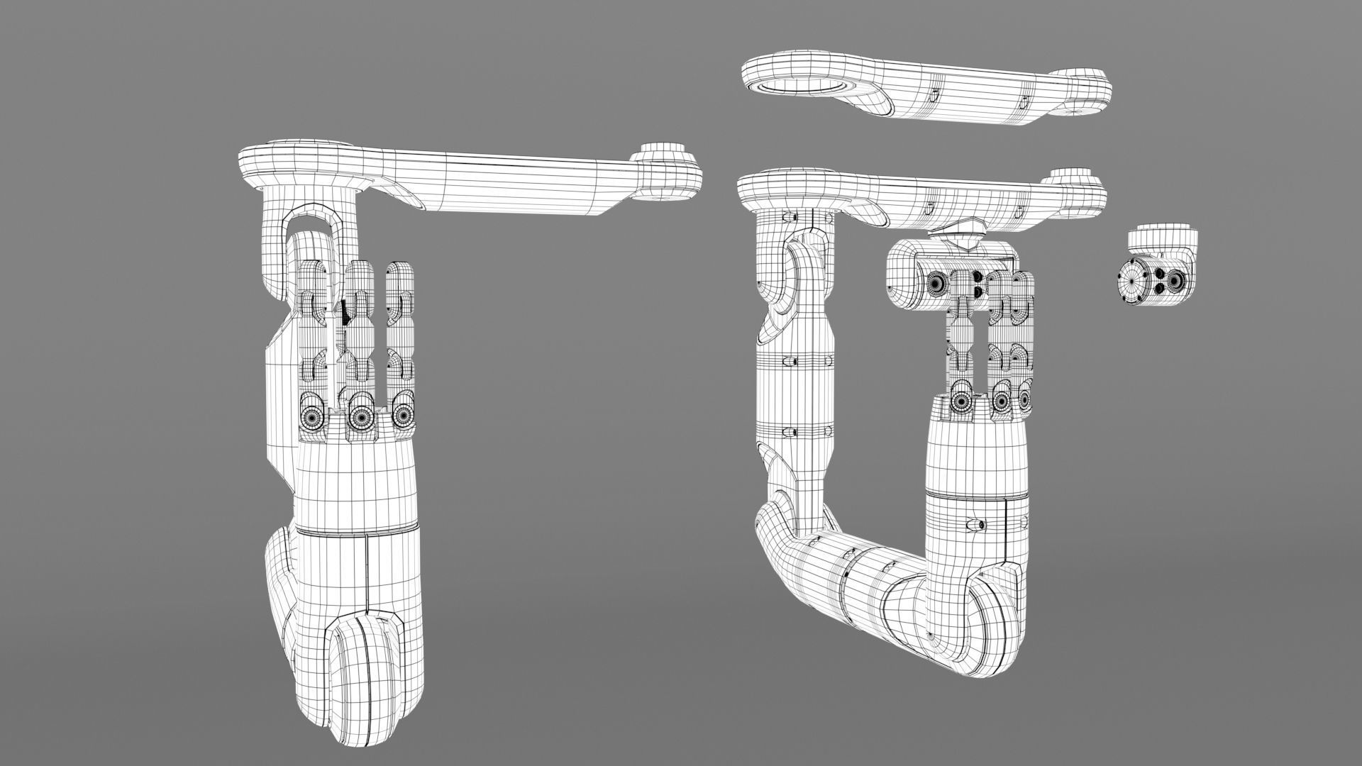 Kitchen robot Bot Chef   3D model_19