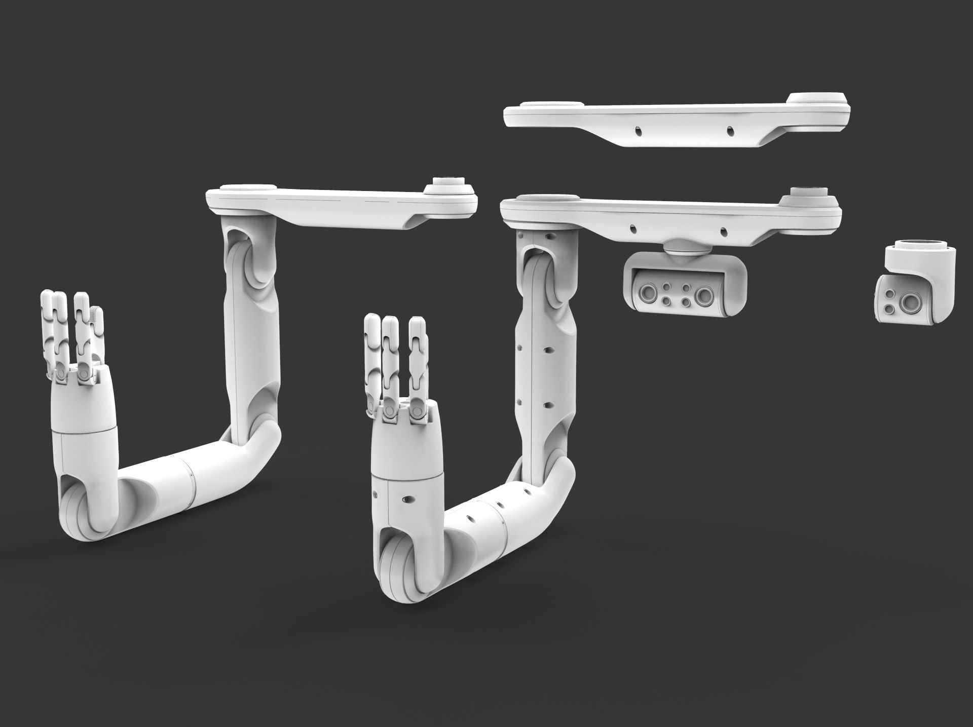 Kitchen robot Bot Chef   3D model_4