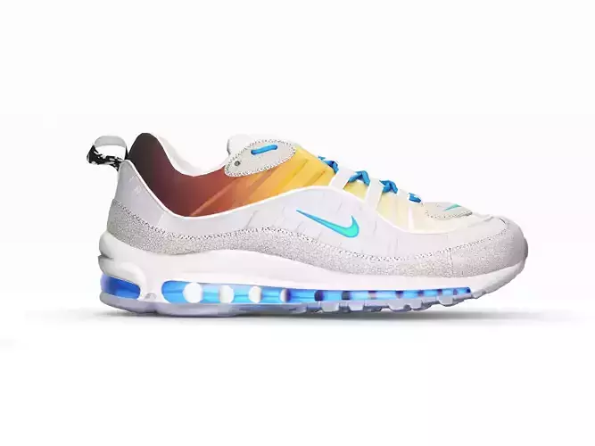 nike air max 98 la mezcla Low-poly 3D model