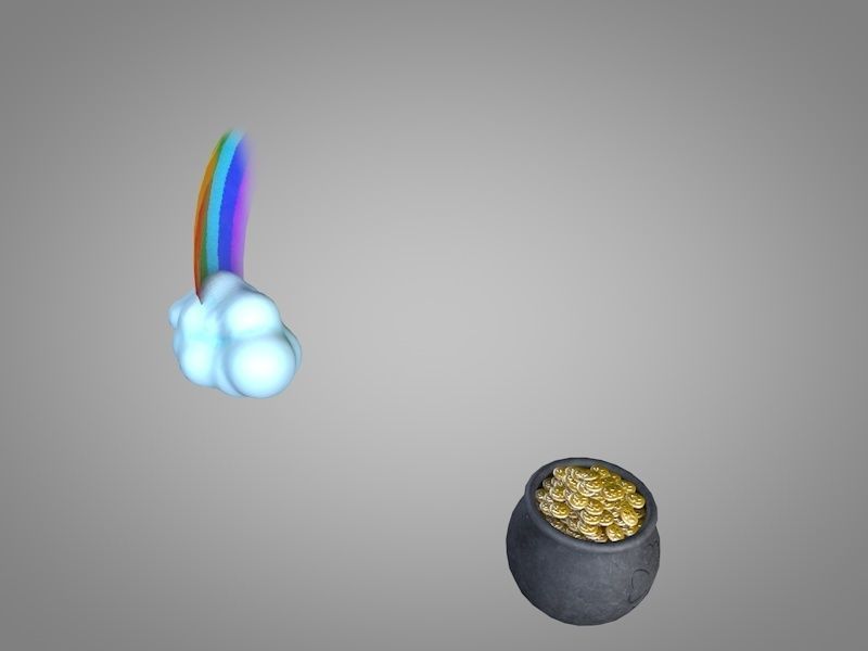 Leprechaun Saint Patrick 3D model_7