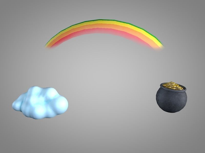 Leprechaun Saint Patrick 3D model_8