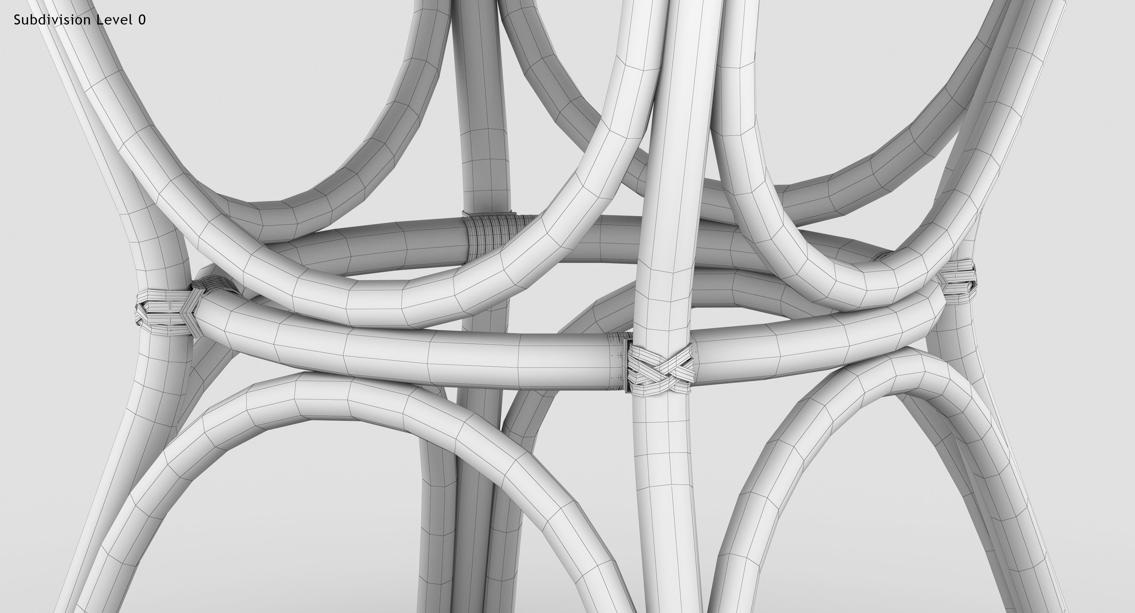 Caribbean Dining Table 3D model_9