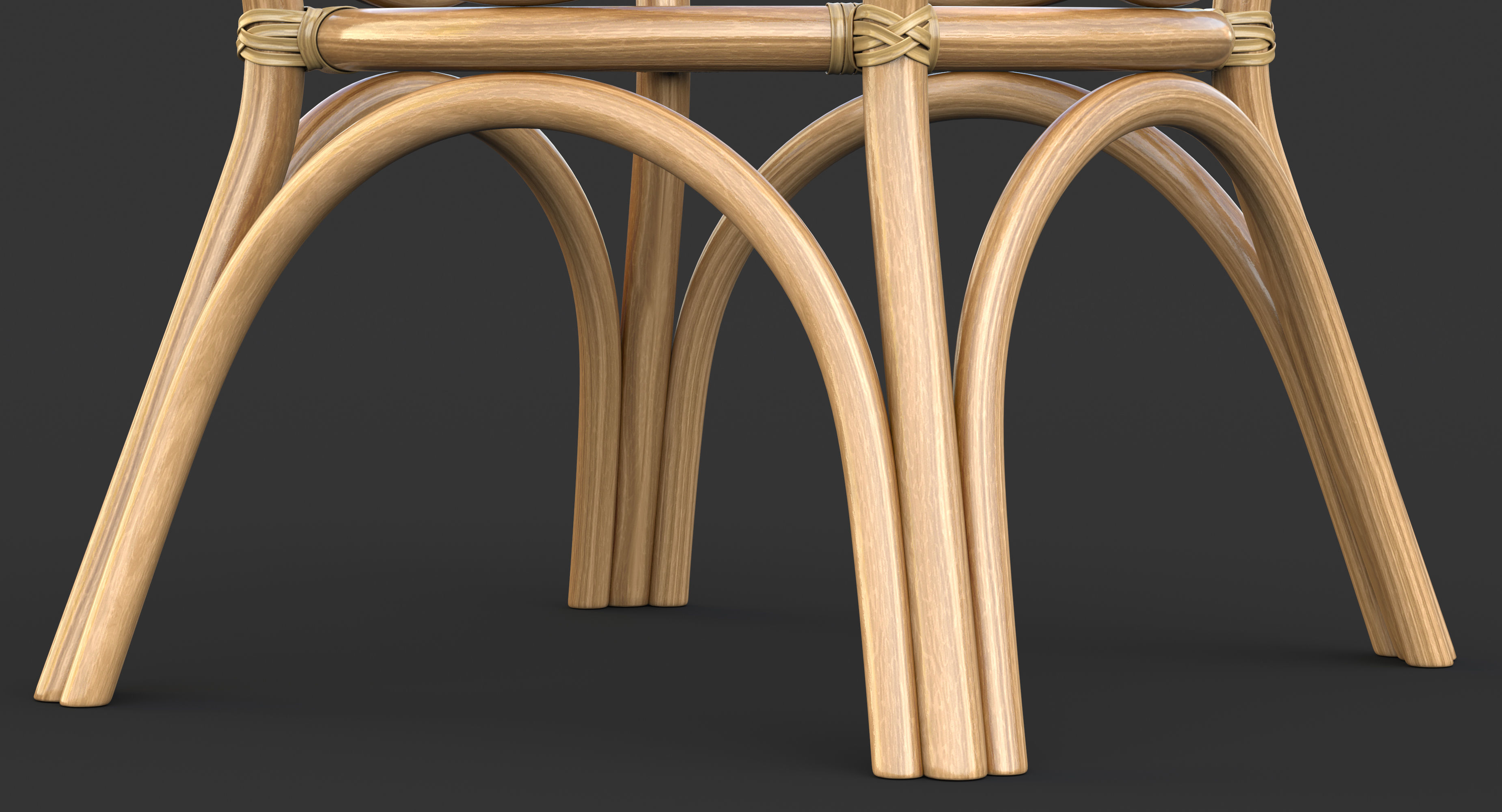 Caribbean Dining Table 3D model_5