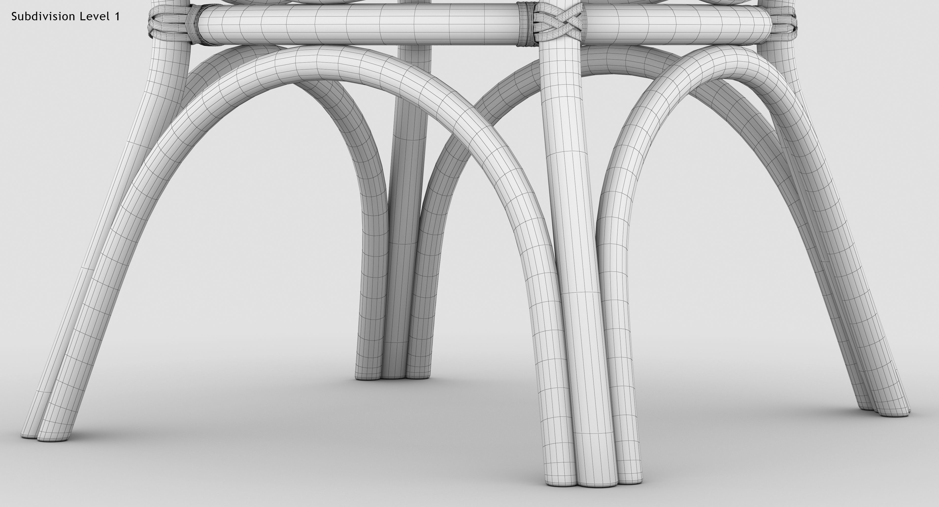 Caribbean Dining Table 3D model_14