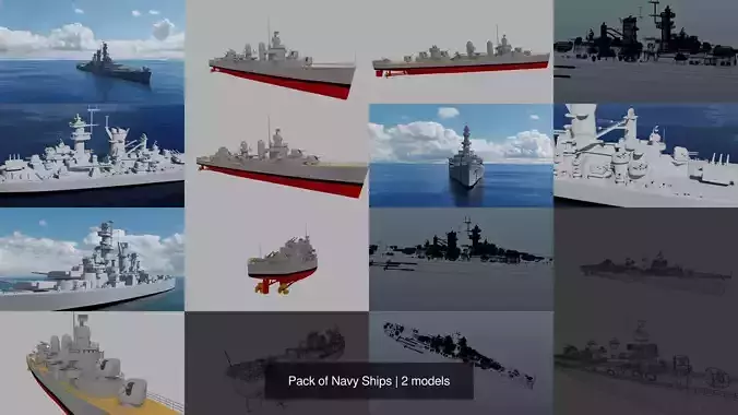 Pack of Navy Ships