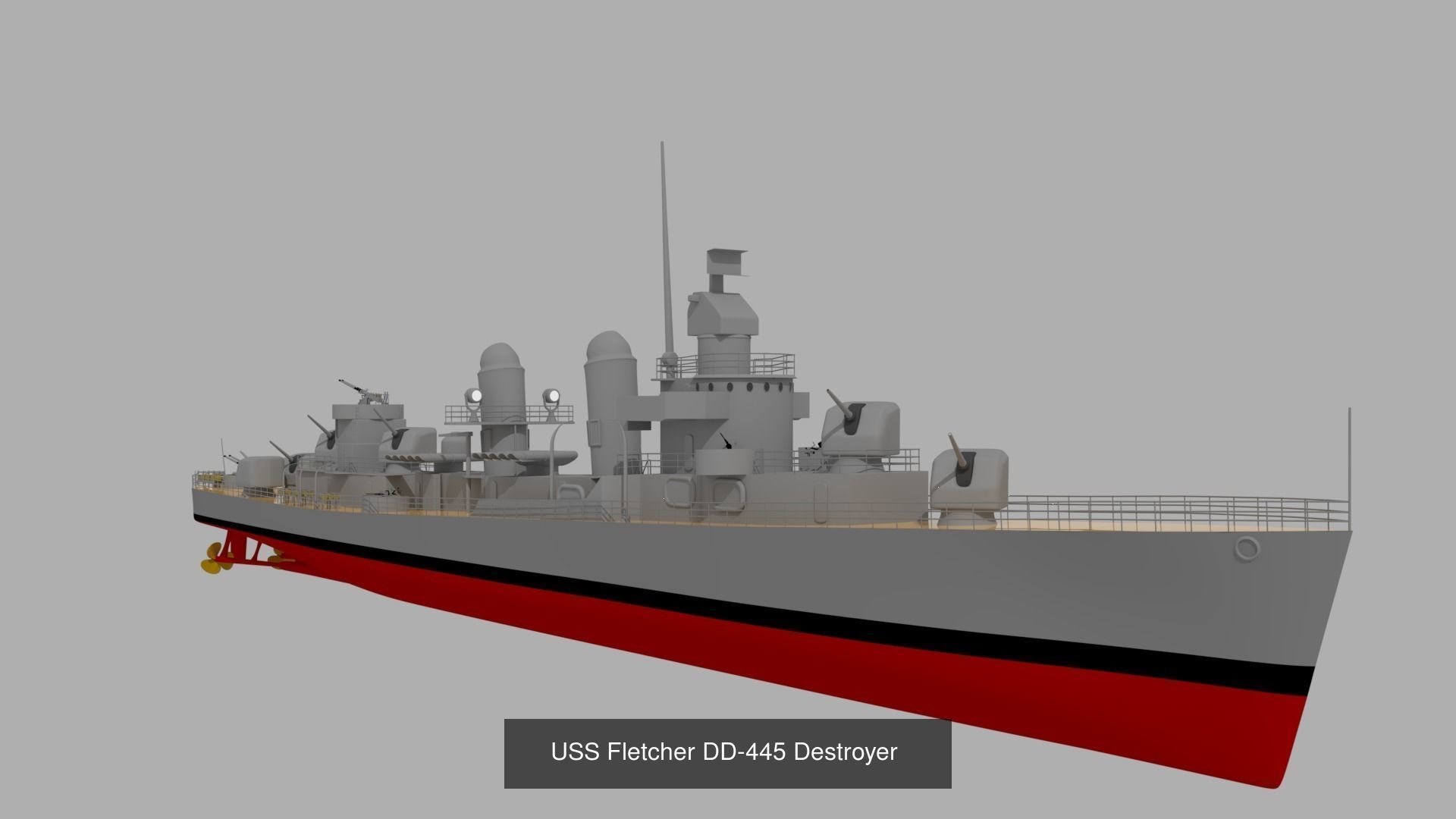 Pack of Navy Ships 3D Model Collection_2
