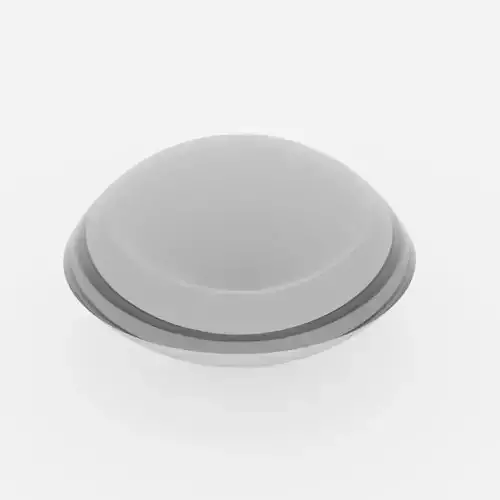 Simple Shapes Collection Spherical Lens Free 3D model