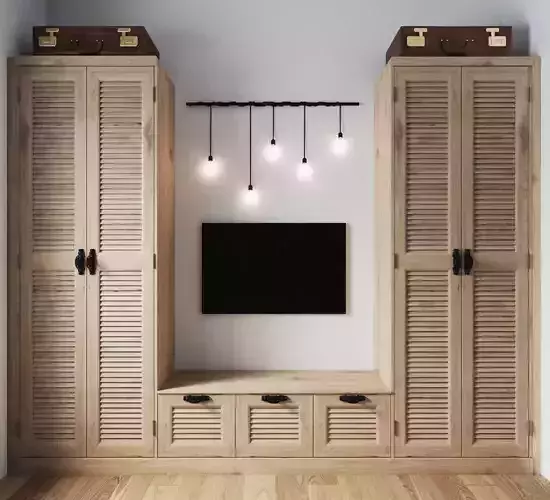 Set of wardrobe for bedroom