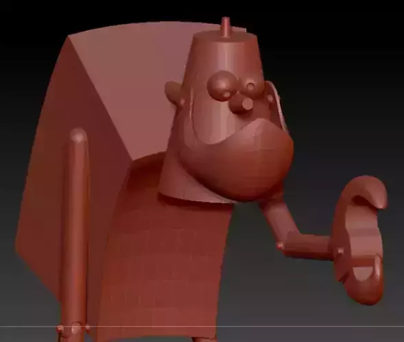 FRANK - O PUXA FRANGOS - Franken-Stymied 3D print model