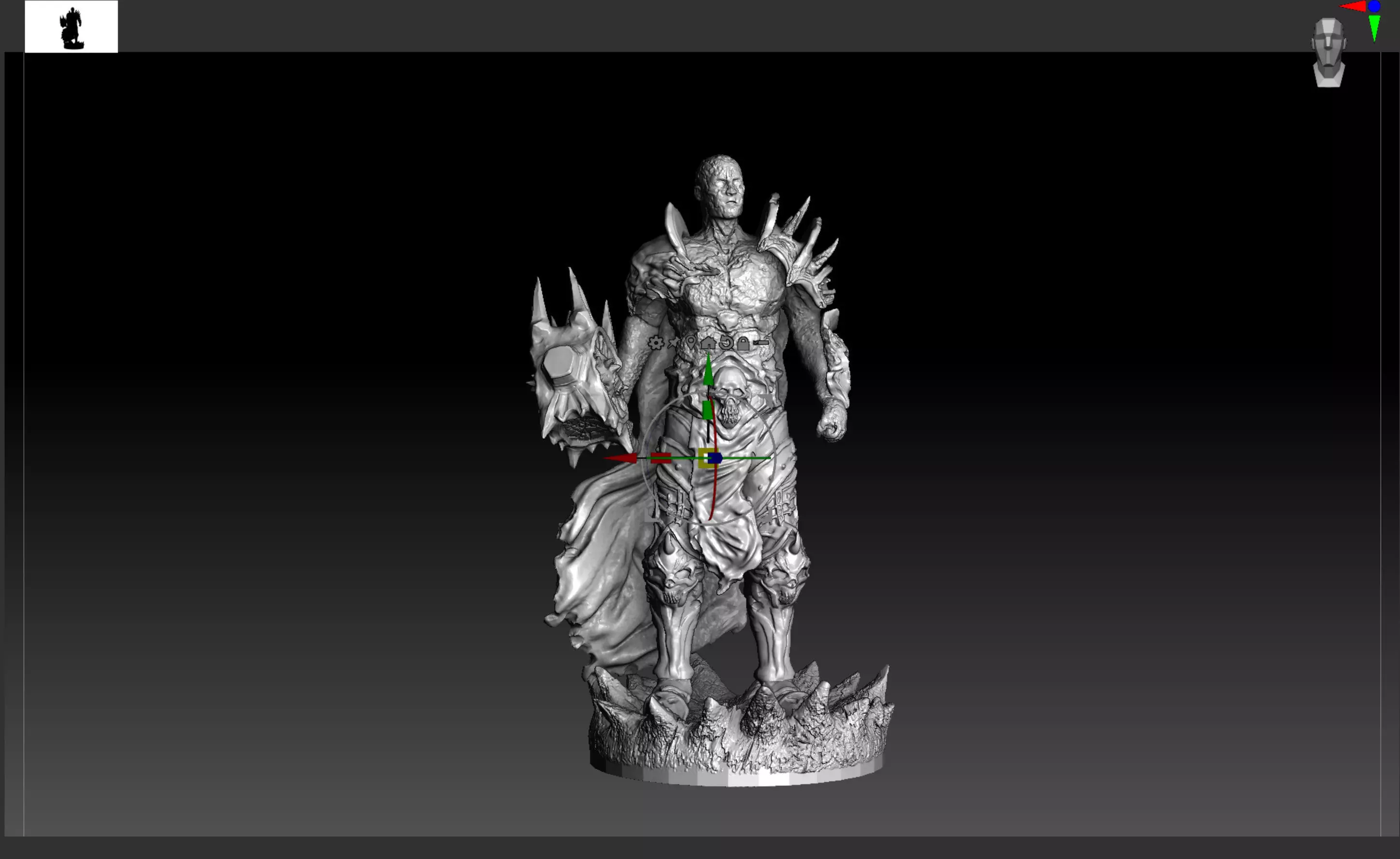 Bolvar Fordragon Lich King World of Warcraft 3D print model