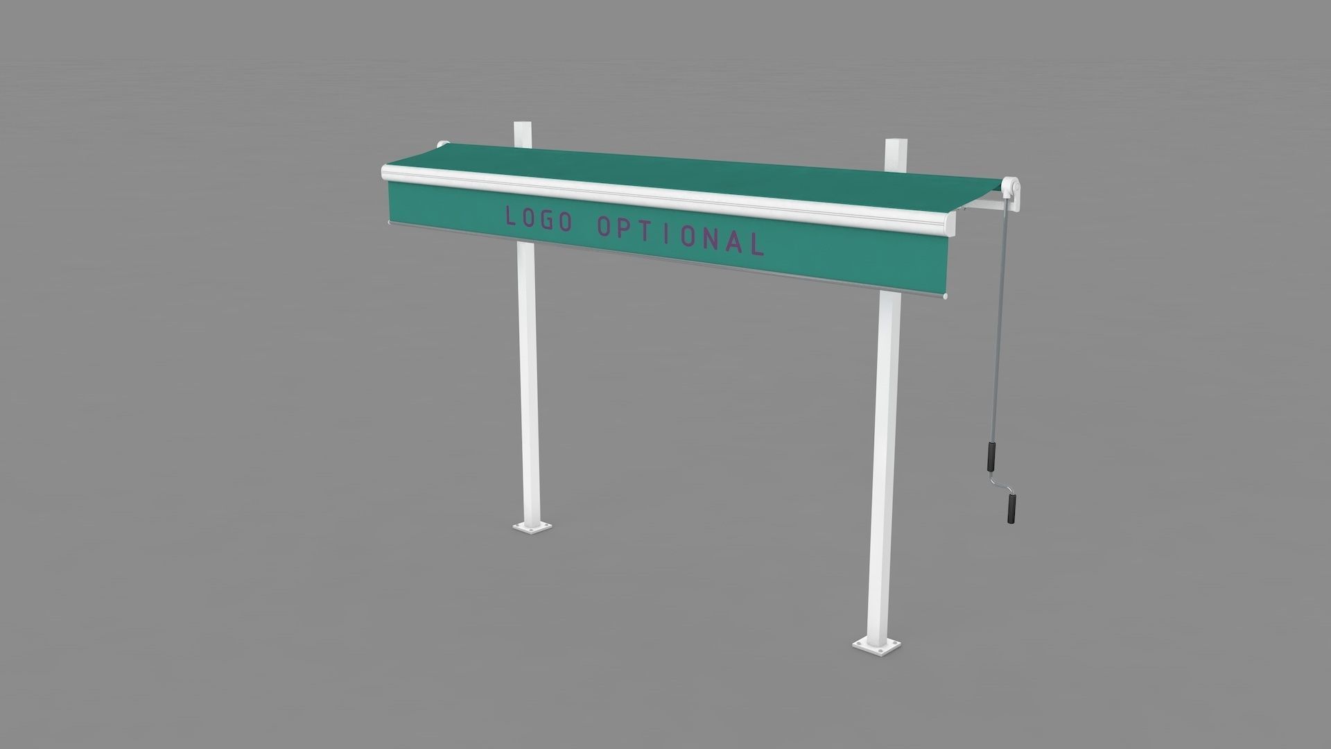 Hinged Awning Canopy 3D model_19