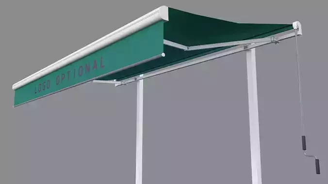 Hinged Awning Canopy 3D model