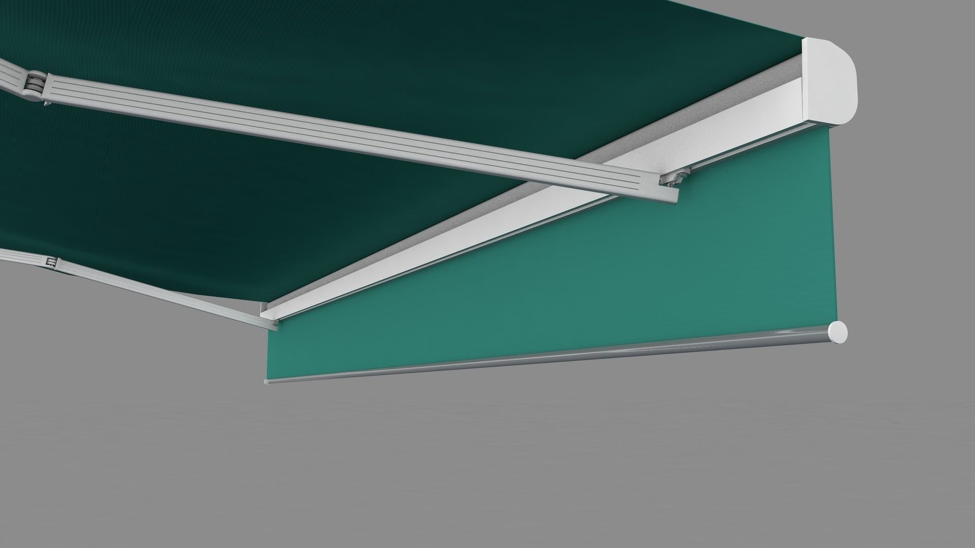 Hinged Awning Canopy 3D model_3