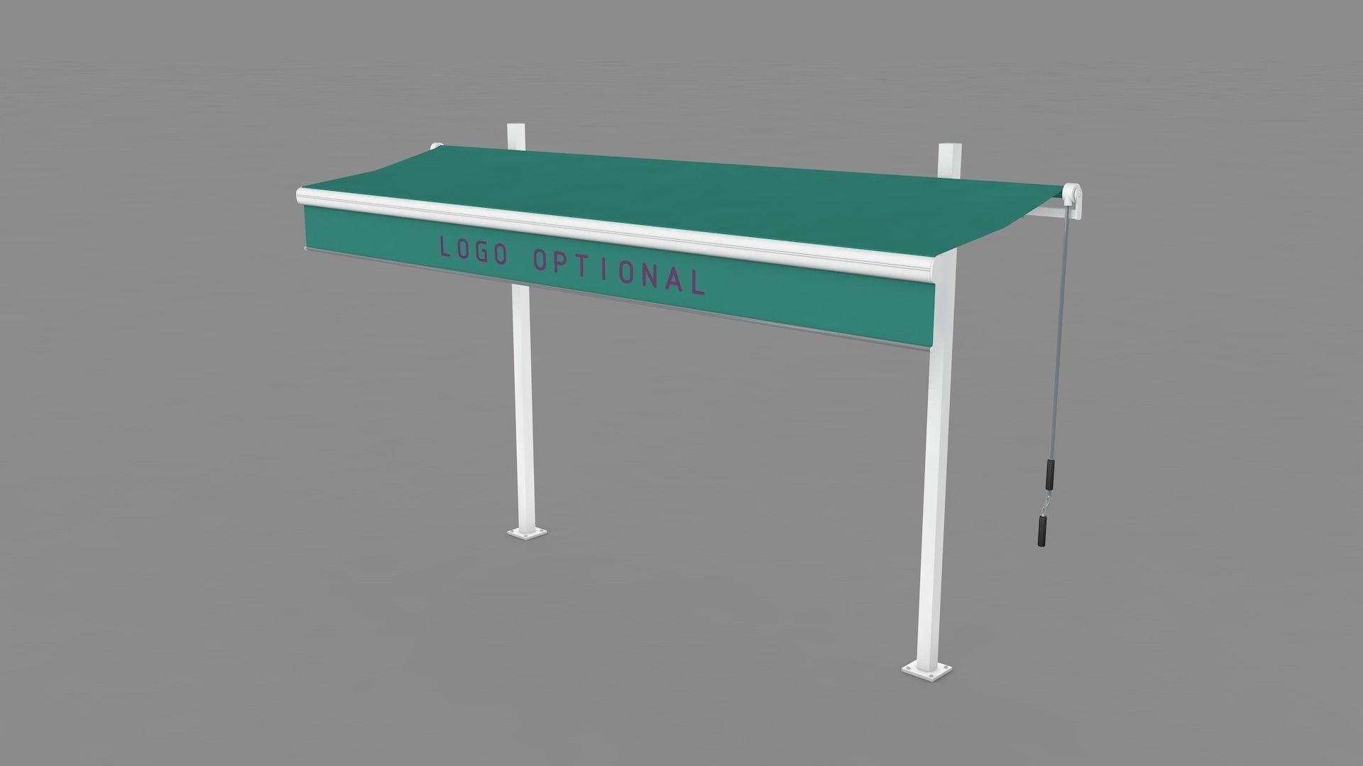 Hinged Awning Canopy 3D model_20