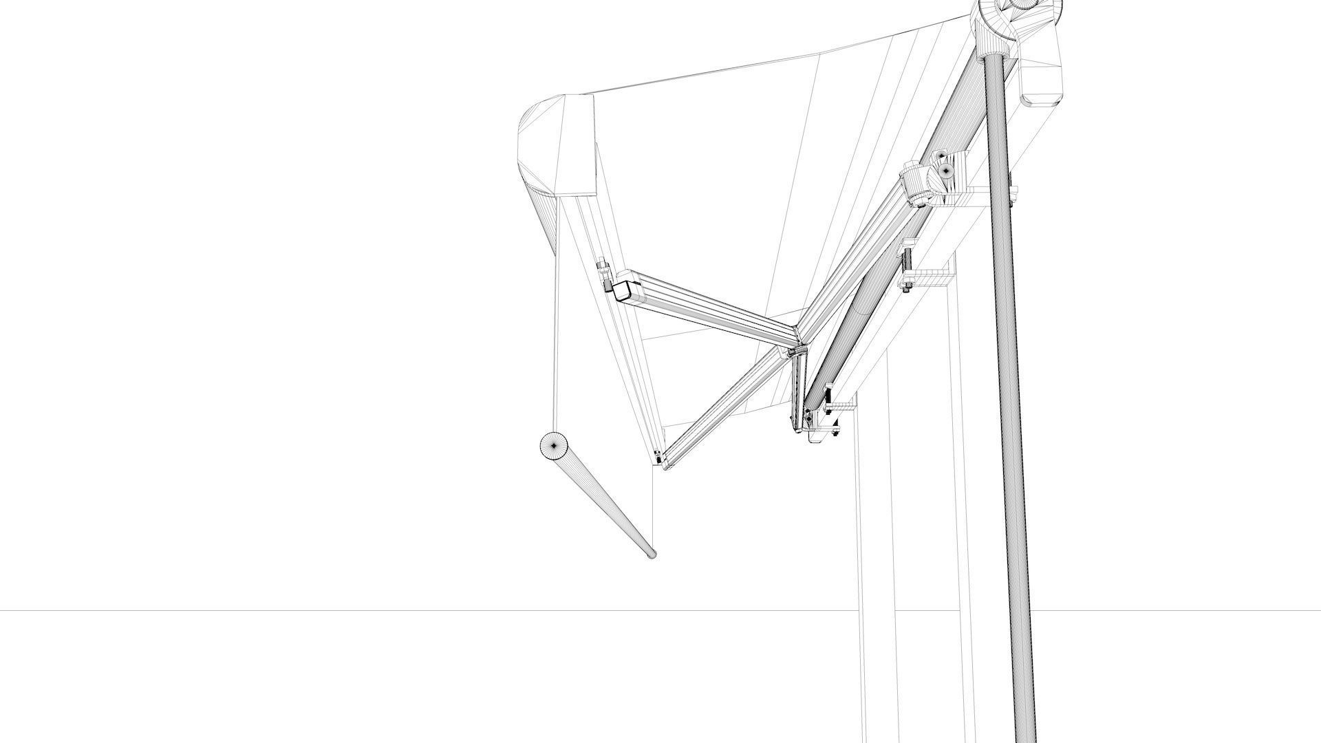 Hinged Awning Canopy 3D model_31