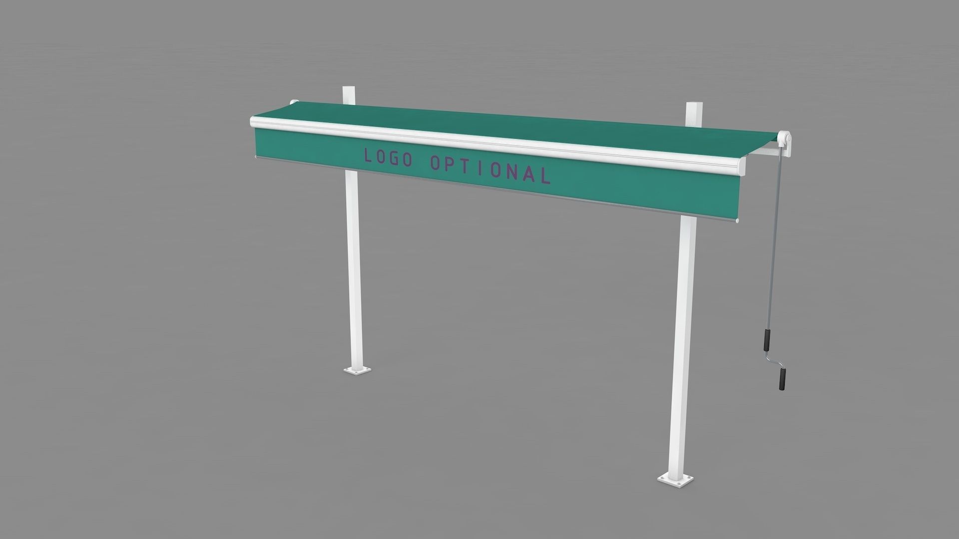 Hinged Awning Canopy 3D model_17