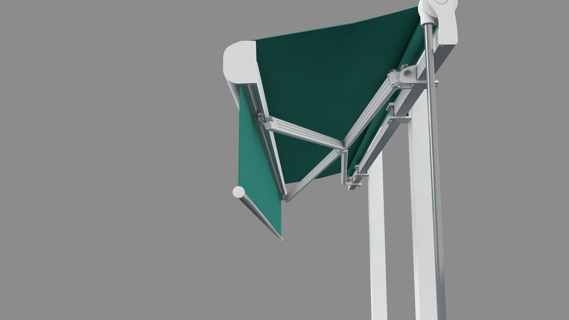 Hinged Awning Canopy 3D model_26