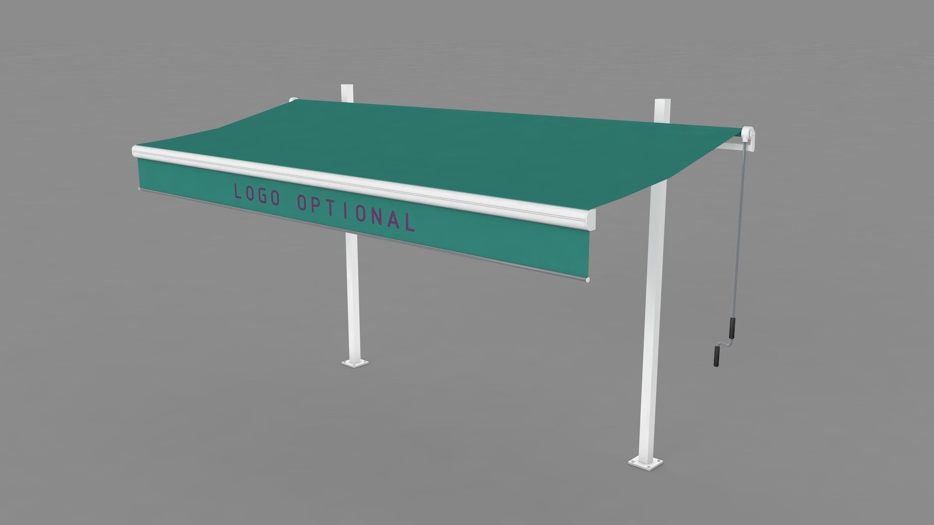 Hinged Awning Canopy 3D model_21