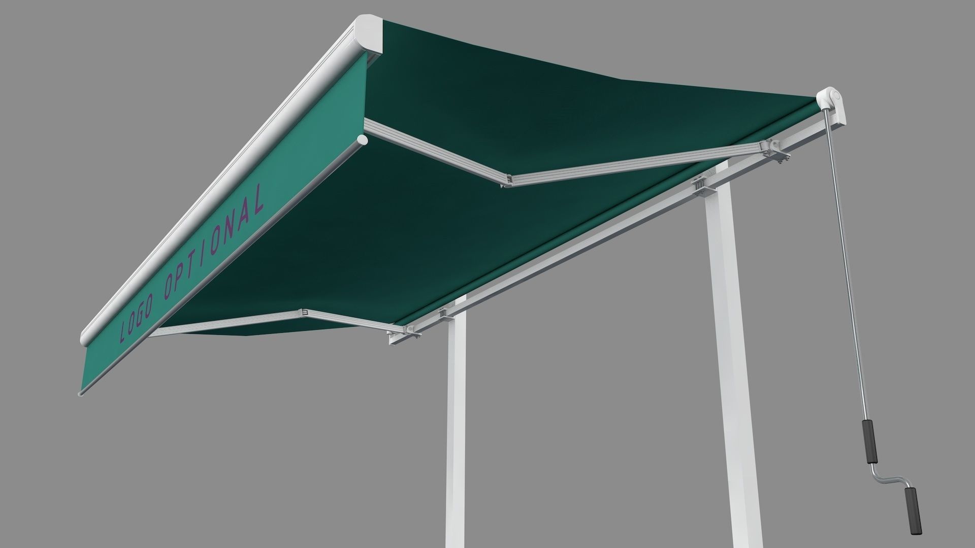 Hinged Awning Canopy 3D model_27