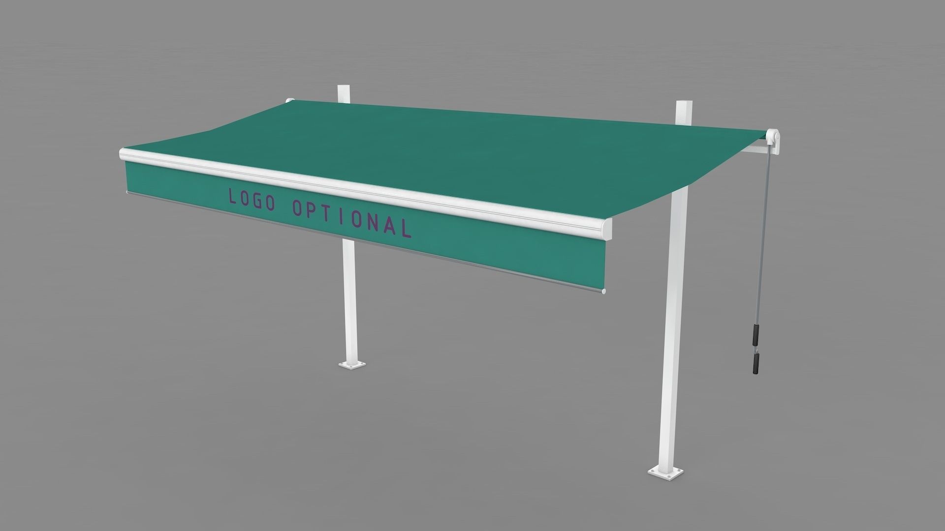 Hinged Awning Canopy 3D model_13