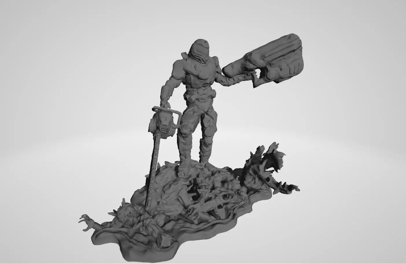 Doom Slayer 3D print model