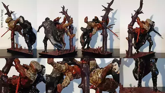 Kylo Ren on Mustafar Star Wars