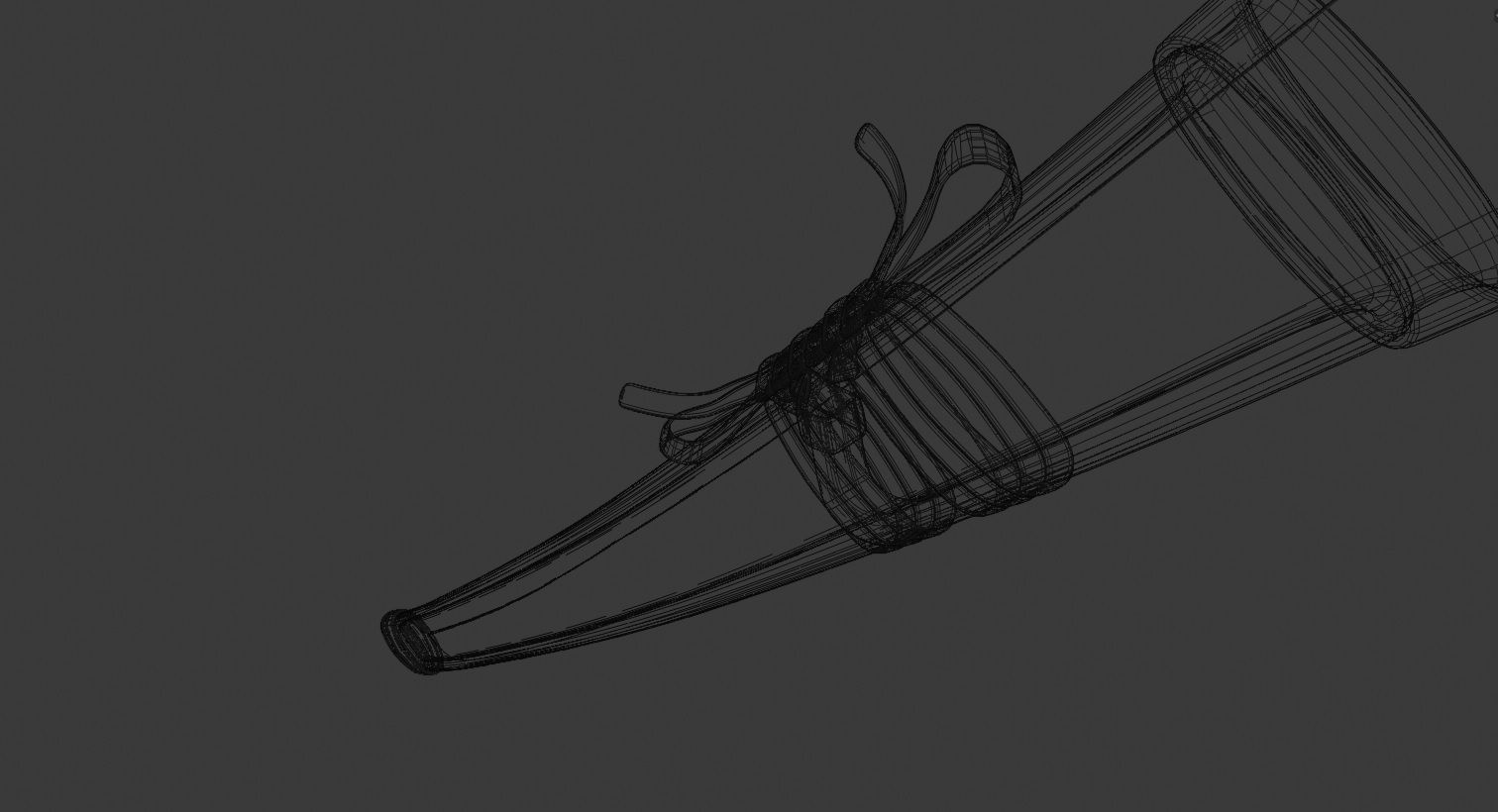 Katana Samurai Sword Shusui Zoro One Piece 3D model_6