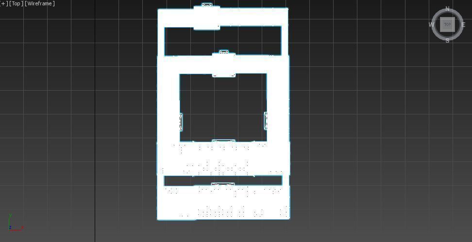 SiHeYuan chinese house with tile roof 3D model_4