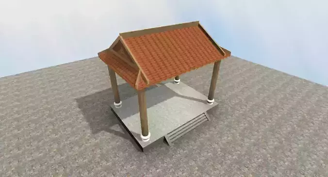 SiJiaoXieShanTing gazebo