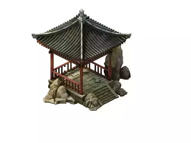 Game Model - prairie scene - gazebo 01