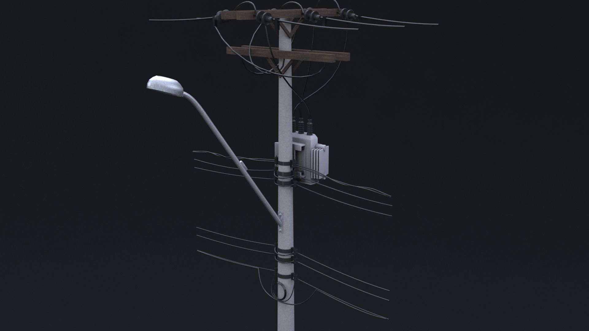 Brazilian Traffic Assets Low-poly 3D model_8