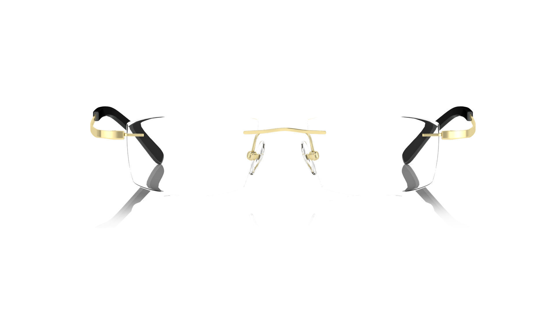 Eyeglasses for Men and Women 3D print model_1