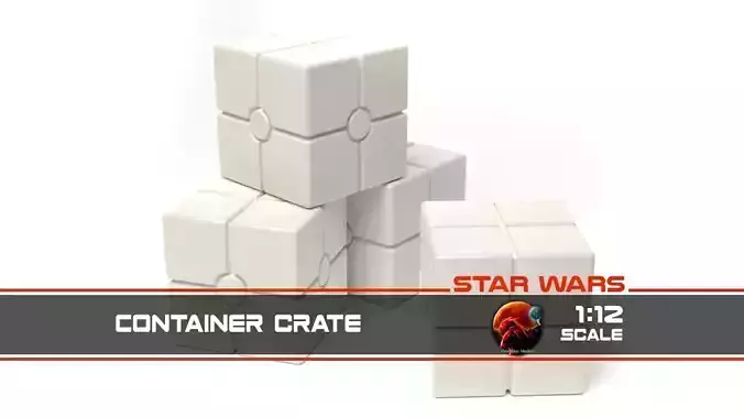 Star Wars container crate Free 3D print model