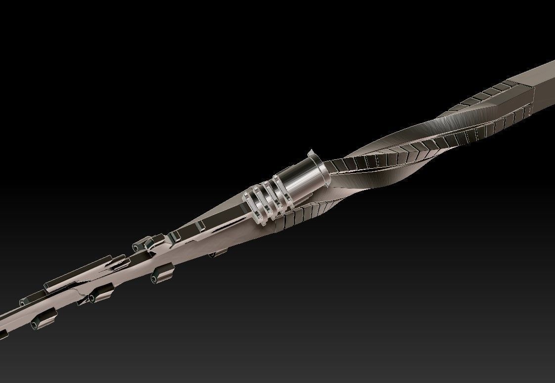 Aloy spear from Horizon ZeroDawn 3D print model_15