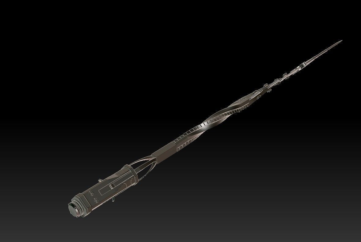 Aloy spear from Horizon ZeroDawn 3D print model_28