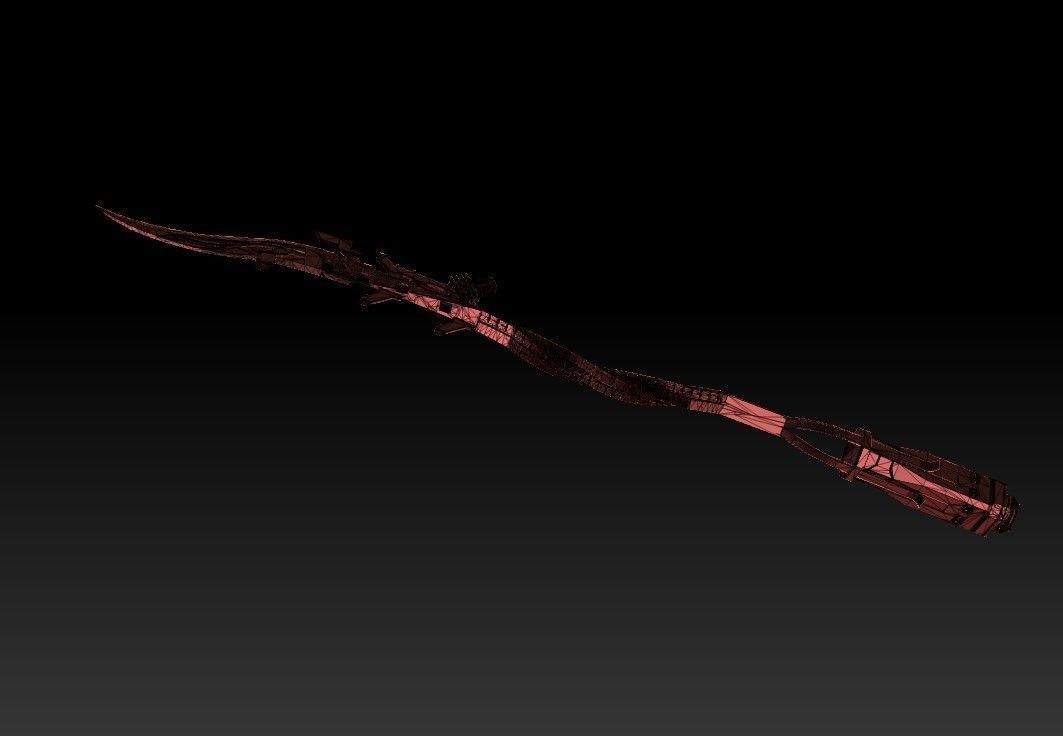 Aloy spear from Horizon ZeroDawn 3D print model_37