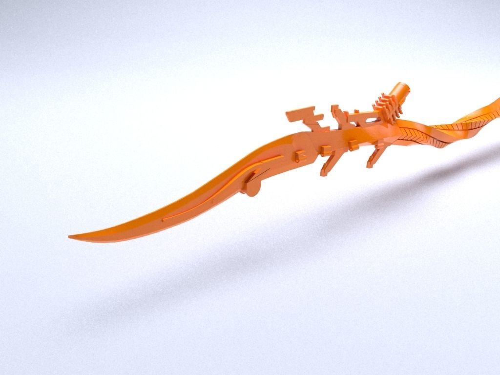 Aloy spear from Horizon ZeroDawn 3D print model_9