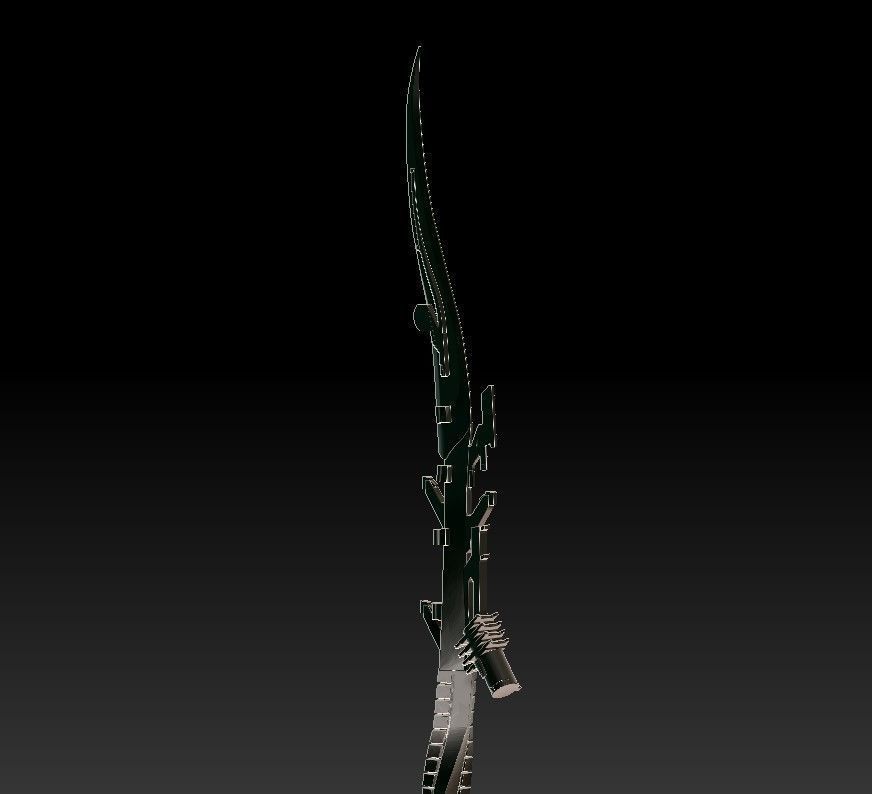 Aloy spear from Horizon ZeroDawn 3D print model_25