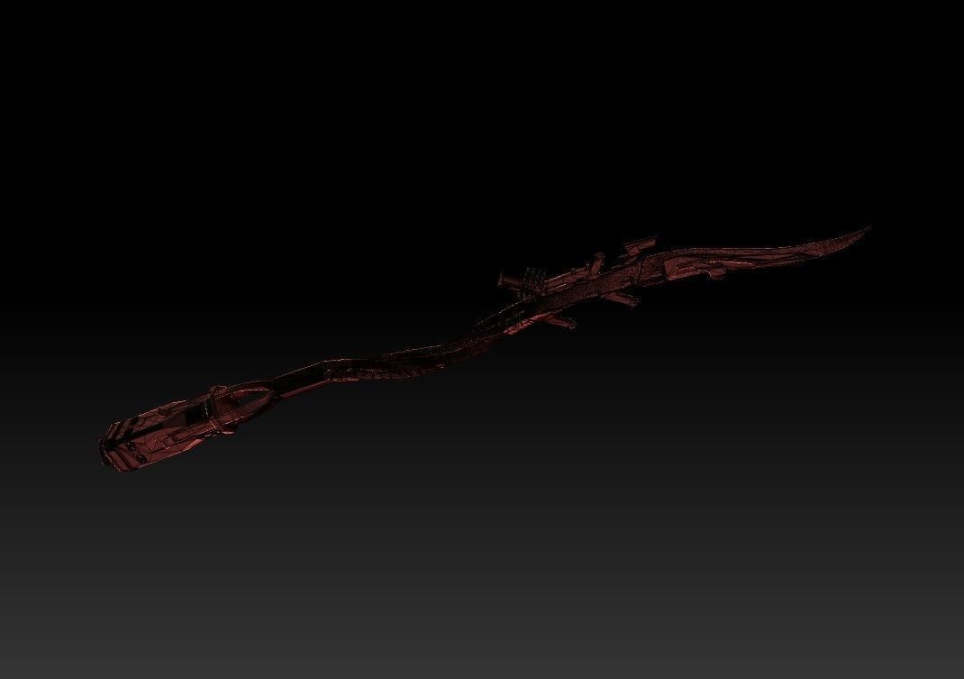 Aloy spear from Horizon ZeroDawn 3D print model_40