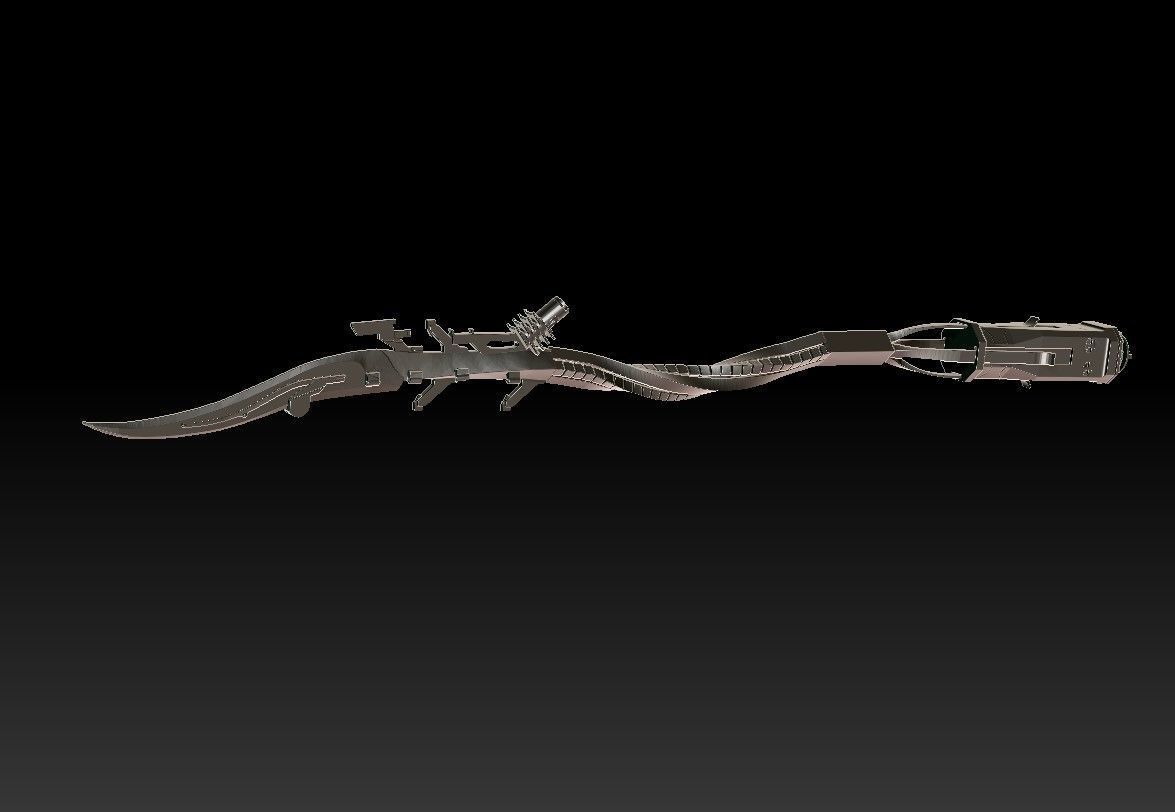 Aloy spear from Horizon ZeroDawn 3D print model_23