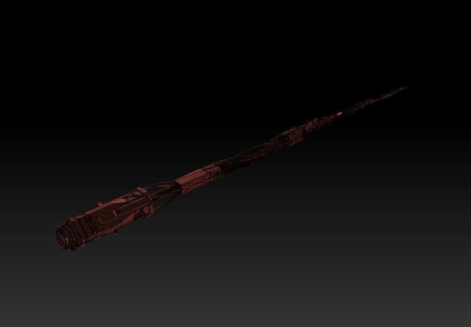 Aloy spear from Horizon ZeroDawn 3D print model_39