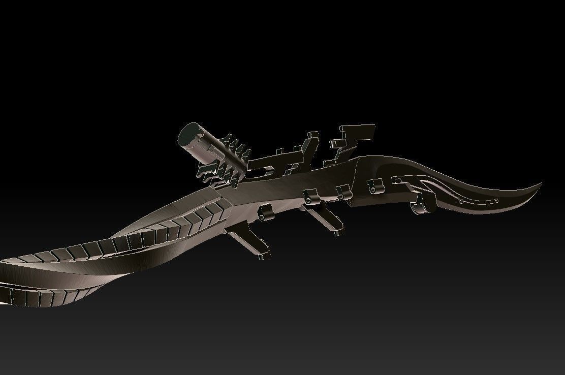 Aloy spear from Horizon ZeroDawn 3D print model_35