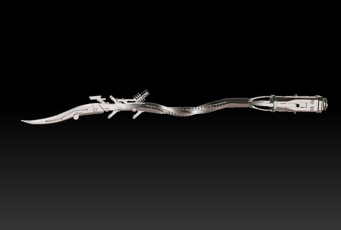 Aloy spear from Horizon ZeroDawn 3D print model_29