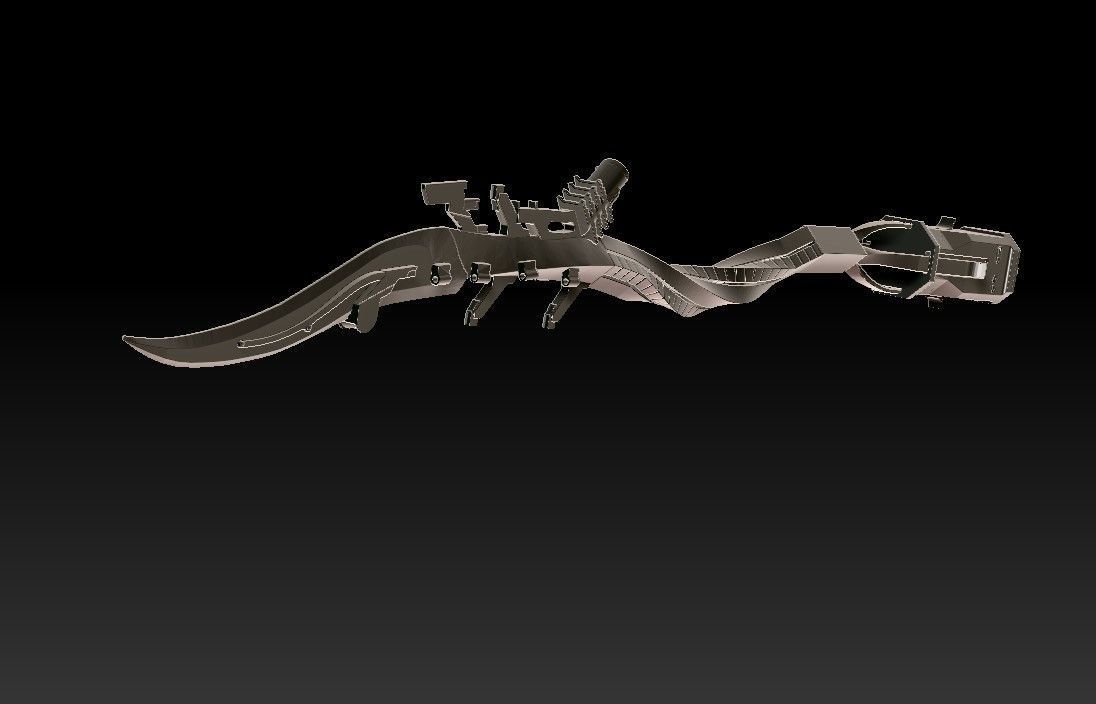 Aloy spear from Horizon ZeroDawn 3D print model_12