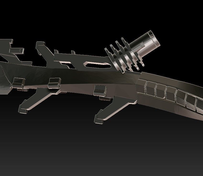 Aloy spear from Horizon ZeroDawn 3D print model_16