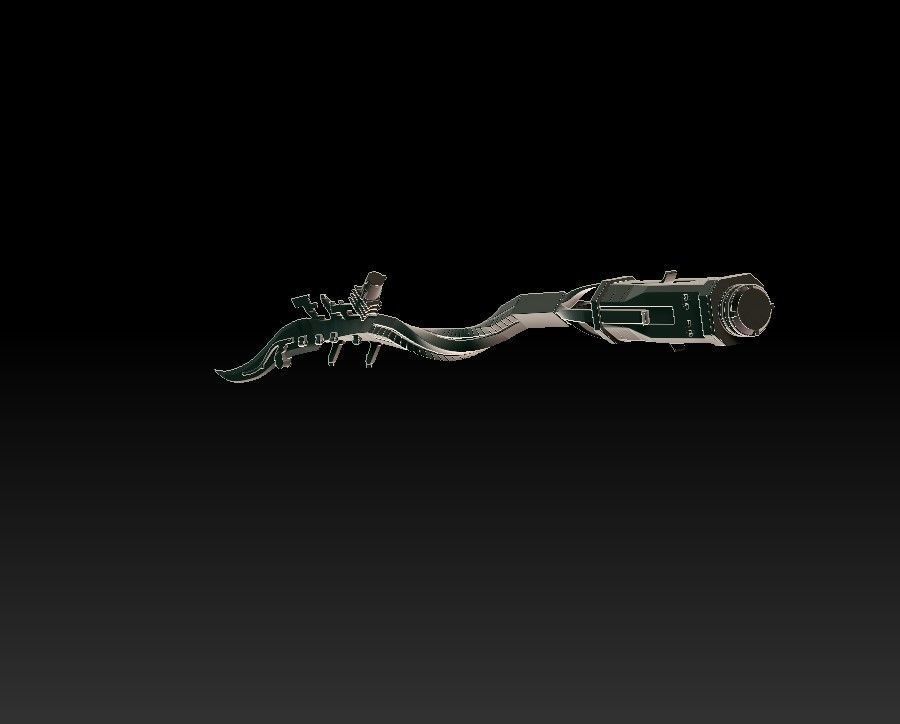 Aloy spear from Horizon ZeroDawn 3D print model_32