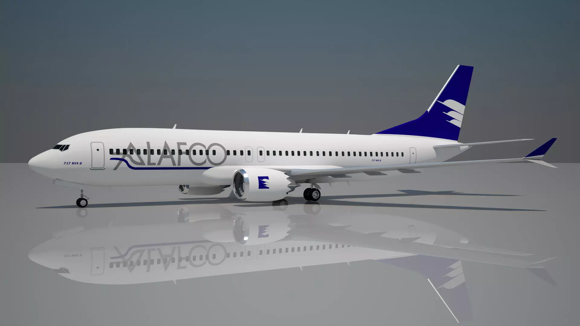 Alafco Boeing 737 max 8 3D model